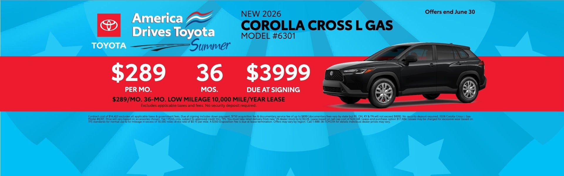 Toyota, Corolla Cross, Lease